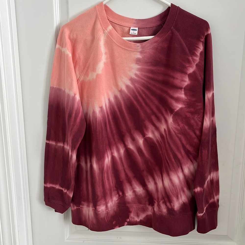 Pink Tie Dye Sweater